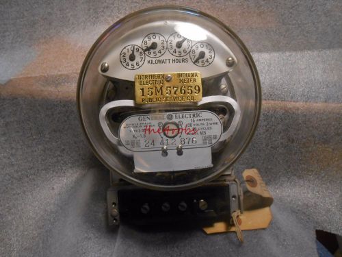 Vintage General Electric Type 1-30A 15 Amp Residential Electric Meter