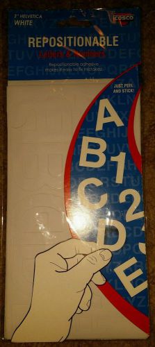 2 inch Repositionable vinyl letters