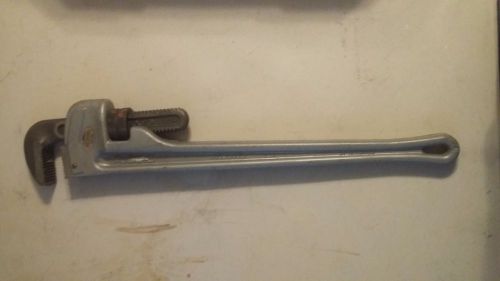 24&#034; RIDGID Straight Pipe Wrench 824 Aluminum 3&#034; Jaw - HD Heavy Duty - Rigid