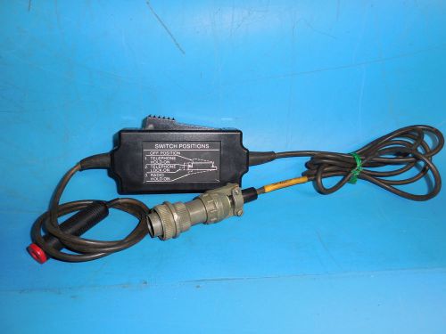 Mil spec mil-dtl-83511a vintage telephone radio headset switch for sale