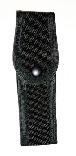 New! Bianchi Police Black Nylon Mace Holder with Flap 6407 fit up to 2-1/4&#034; belt