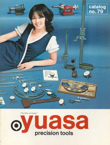 Precisiontools vintage 1973 catalog yuasa international inc. calipers gages etc for sale