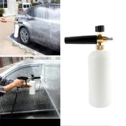 Adjustable Snow Foam Lance Washer Car Wash Gun Soap Pressure Washer Bottle 1L