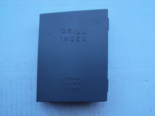 HOUT 1 - 60 Drill Index - CASE ONLY