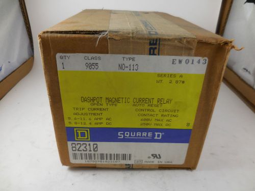 Square D NO-113 Dashpot Magnetic Current Relay New In Box