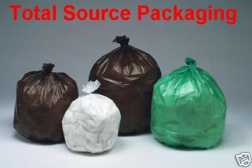 Can liner trash bag 38x 60x 22 mic 55 gallon 150/case for sale