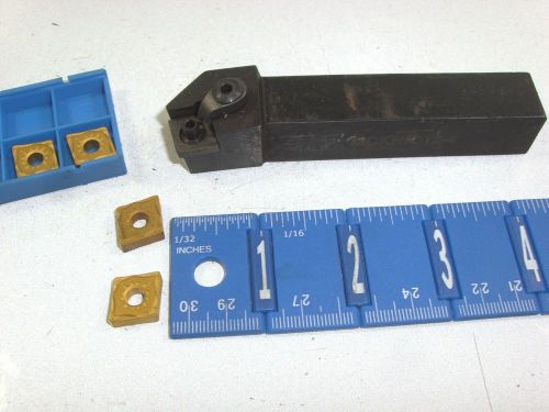 ZENIT 3/4&#034; INDEXABLE TOOL HOLDER WITH VALENITE CARBIDE INSERTS