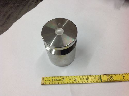 Rice Lake 5 lb Stainless Steel Cylindrical Scale Testing Calibration Weight.