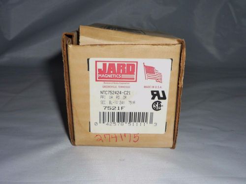 JARD MAGNETICS TRANSFORMER 240V,PR1 WH RD OR B-10 COM 208 #7521F