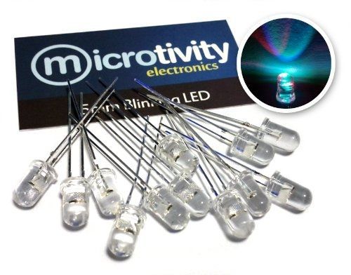microtivity IL601 5mm RGB Fast-Blinking LED (Pack of 12)
