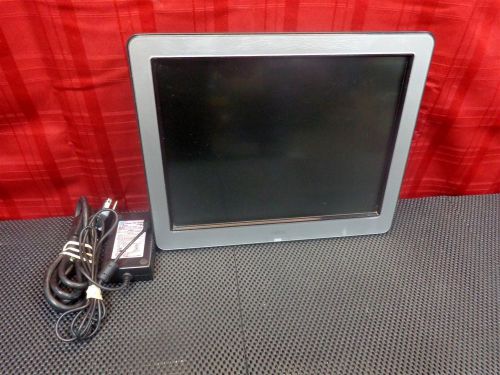 Fujitsu POS TouchScreen Model 3000LCD15 Black P/N: 11000746 with Power Supply