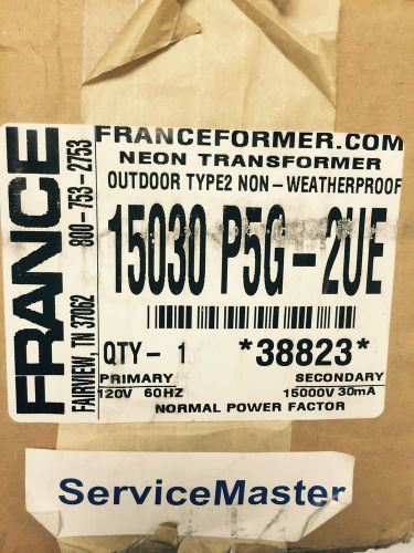 France 15030 p5g-2e, type2 15000v 30ma 120v outdoor neon transformer for sale