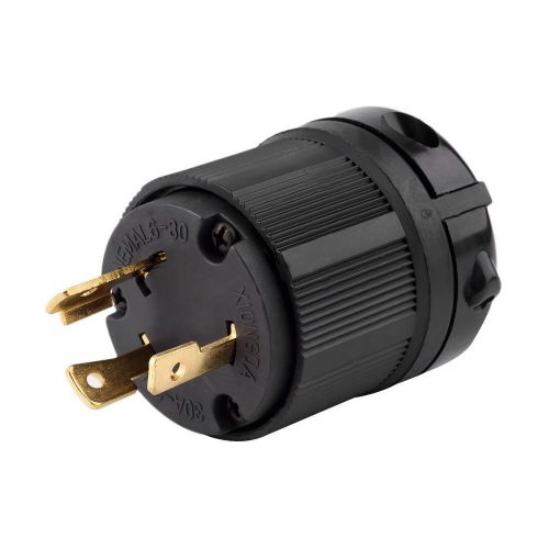 Replacement 30 Amp 250 Volt Male Twist Lock 3 Wire Power Cord Plug New OE