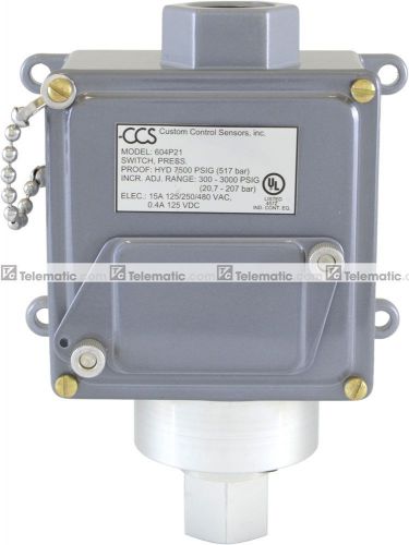 Ccs 604pm15 pressure switch dpdt for sale