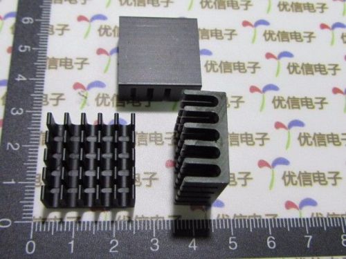 5PCS Black 22*22*10MM Aluminum Heatsink Heat Sink Thermal Pad for Router CPU