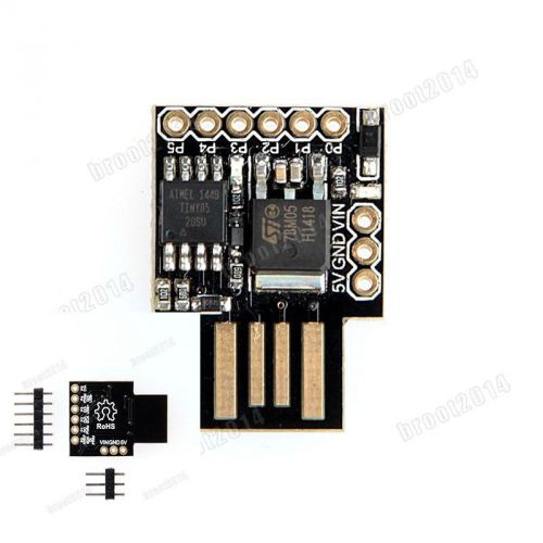 Digispark kickstarter attiny85 miniature usb development board for arduino black for sale