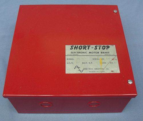 Short Stop Electronic Motor Brake Ambitech SS-4A-15 460v 15hp 5 3PH USA SS4A15