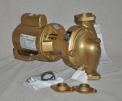 Bell &amp; gossett b605s hot water circulator pump 1/3 hp for sale
