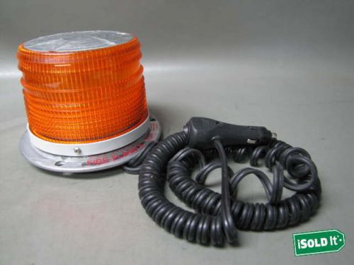 Magnetic fire-flash ii model 9200 amber emergency warning strobe light 12-24 vdc for sale