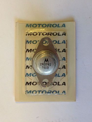 ONE Motorola 2N3741 PNP Power Silicon Transistor - NOS in packaging