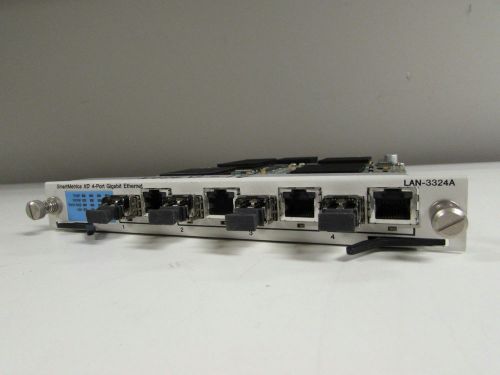 Spirent SmartBits LAN-3324A (4 port, 10/100/1000Base-T Copper and Gigabit)