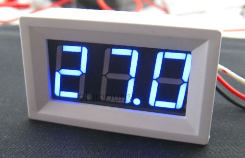 blue led 0-999°C temperature thermocouple thermometer temp panel meter display