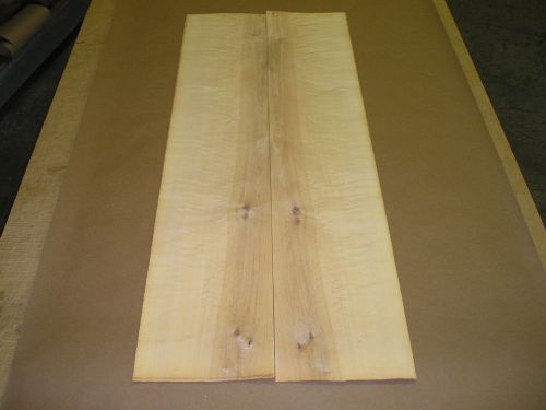 Birdseye Mineral Maple Wood Veneer. 8.5 x 41, 8 Sheets.