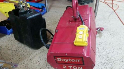 Dayton 2 Ton Electric hoist