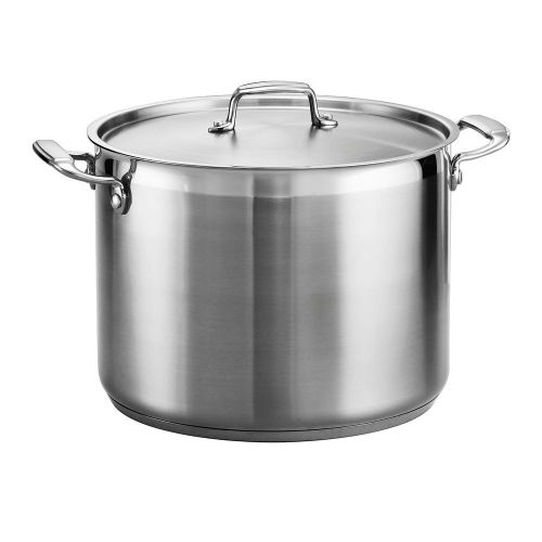 .18/10 Stainless Steel 16-Quart Covered Stock Pot AB753747