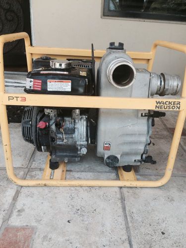 Wacker neuson pt3 - honda gx 240 3” trash &amp; water pump for sale