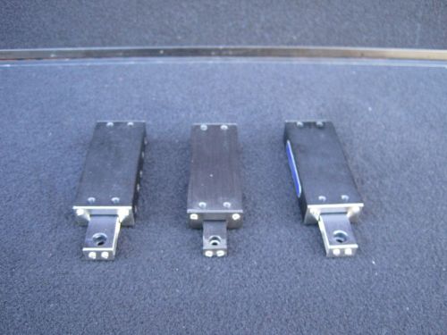 #DV152 Lot of 3 2.5&#034; x 1&#034; Linear Ball Bearing Guide Rails wtih 1.5&#034; of Travel