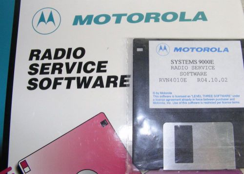 Motorola Systems 9000E Radio Service Software RVN4010E