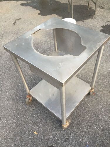 COMMERCIAL STAINLESS STEEL RICE WARMER HOLDER Stand On Casters