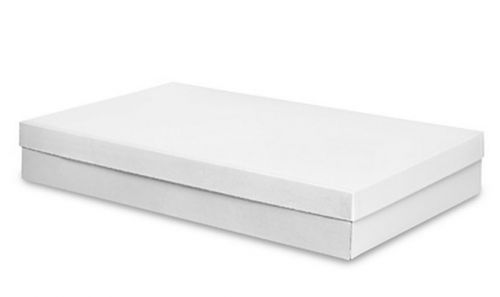 U LINE BOX ULINE 45 TOTAL DELUXE GIFT BOXES WHITE GLOSS STURDY HARD HARDTOP NEW