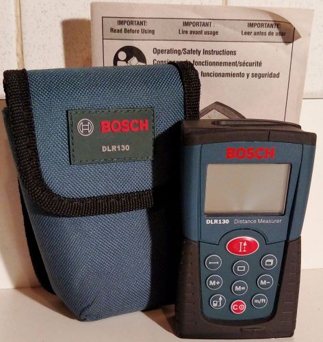 Working Bosch DLR130 Distance Measurer - Digital Laser Measure Finder Sensor