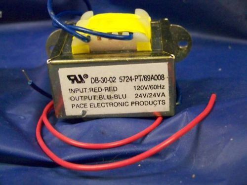 PACE ELECTRONIC DB-30-02 5724-PT/69A008 TRANSFORMERS 24V