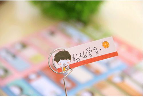 t! Cute Funny Joy Sticker Post Bookmark Memo Marker Point Flags Sticky Notes 1PC