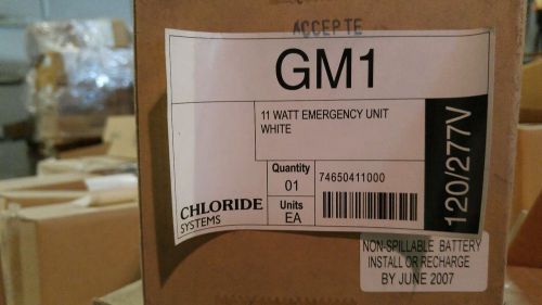 Chloride systems GM1 11WATT EMERGENCY UNIT WHITE