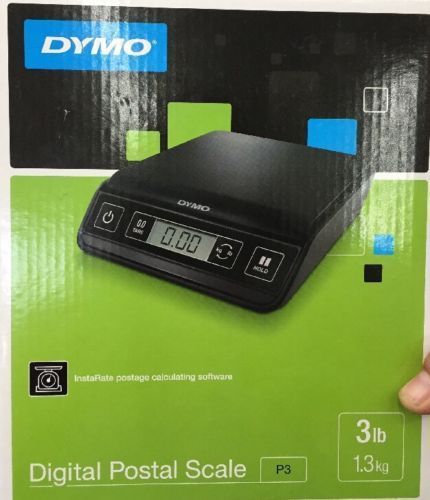 DYMO DIGITAL POSTAL SCALE Brand New In Box P3 - 3.lb 1.3kg Max Weight