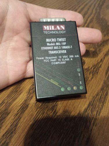 Milan Technology MIL-10P Transceiver 10BASE-T ~Used~