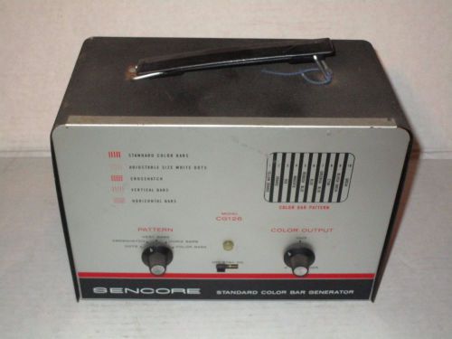 Vintage Sencore CG126 Standard Color Bar Generator - TV Repair Equipment
