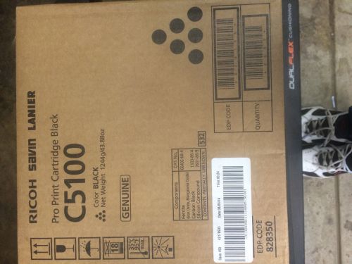 Genuine Ricoh C5100 CMYK Toner  - black   SAME DAY SHIP