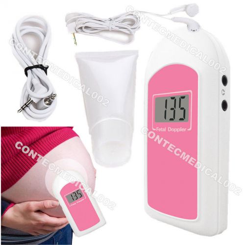 Contec CE,FDA Baby Sound B Pocket Fetal Doppler Prenatal Heart Doppler LCD+GEL
