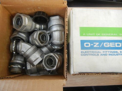 Lot of 18 4Q-450T O-Z Gedney Liquidlight Connectors 1/2&#034;