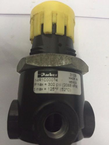 Parker 14R1C00074 Air Pressure Regulator 1/4&#034; NPT 300 PSI Pmax