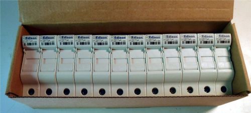 EHCC1DU-12 EDISON FUSE HOLDERS   12PK - EHCC1DU, 30A, 600V, 1-POLE, NIB