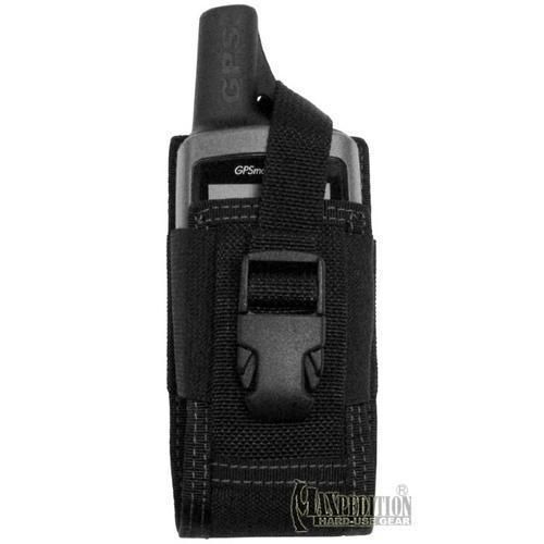 Maxpedition MX110B 5&#034; Clip On Phone Holster Black Overall 5&#034; Height 2.5&#034; Width