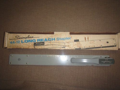 Vintage Swingline 44-12 Long Reach Industrial Stapler w/Original Box EUC