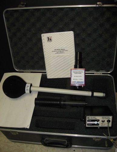 ETS Lindgren HI-4433-STE Isotropic Electric Field Probe with accessories 5GHz