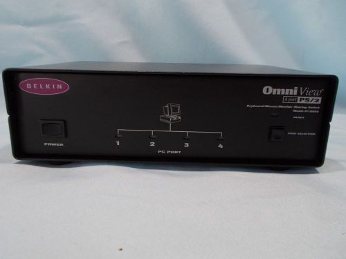 BELKIN F1D066 OMNI VIEW 4 PORT PS/2 KVM SWITCH ONLY thanks